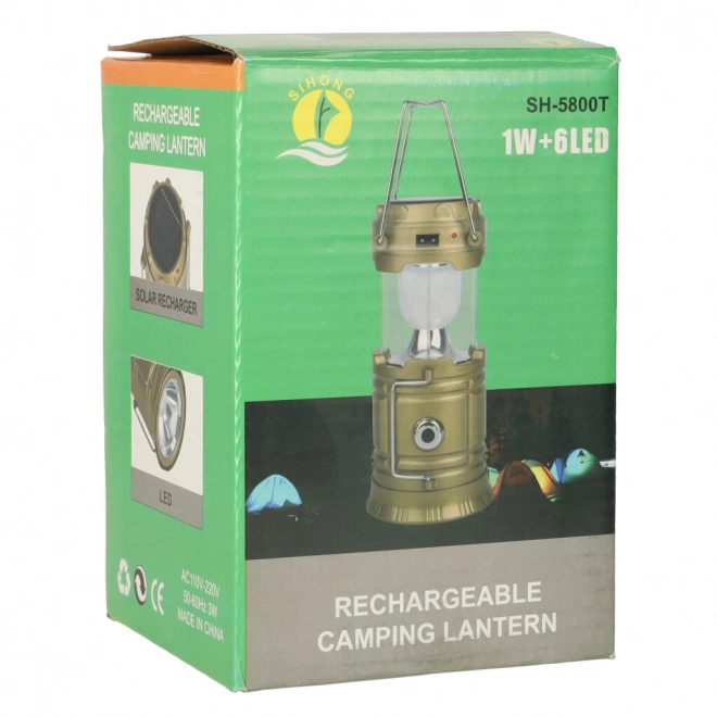Zonne-energie campinglantaarn