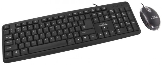 Titanum set van toetsenbord en muis USB Salem