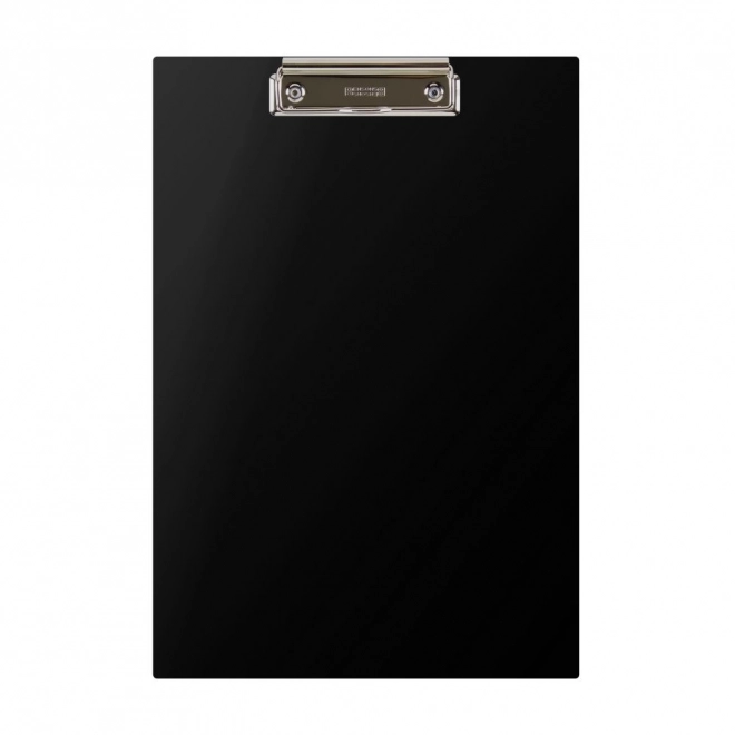Klassieke schrijfpad A4 met metalen clip zwart