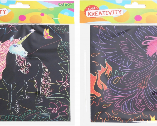 Krasplaatjes 18 × 14,5 cm – set van 4 vellen