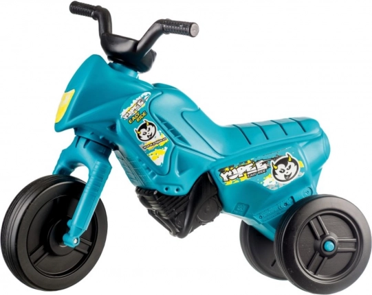 Loopfiets Enduro Yupee klein kunststof – Turkoois