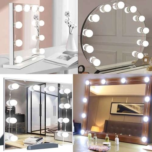 LED-lampen voor spiegel/toaletttafel - 10 stuks.