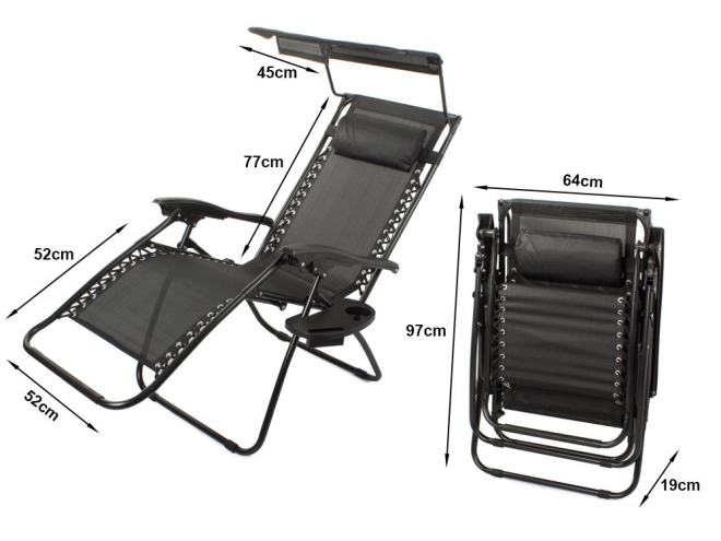 Zero Gravity-systeem - rugleuningverstelling