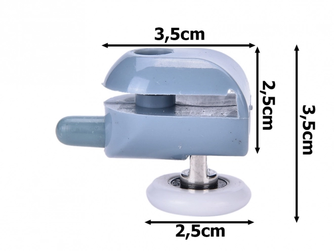 Set wielen voor douchecabine