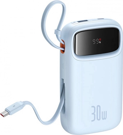 Geïntegreerde USB‑C-kabel en opladen van tot 4 apparaten