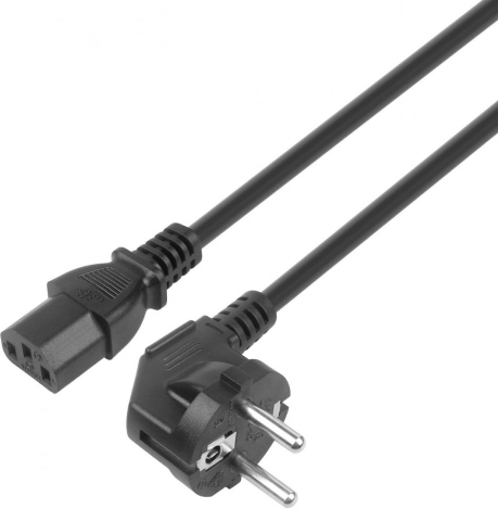 Voedingskabel 1,8 m IEC C13 met VDE-certificering