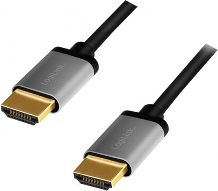 HDMI 2.0-kabel 4K/60 Hz 3 m, aluminium connectoren, zwart
