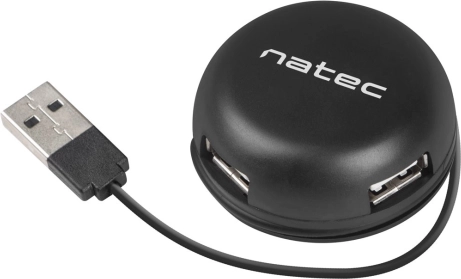 USB-hub Natec Bumblebee 4 poorten zwart
