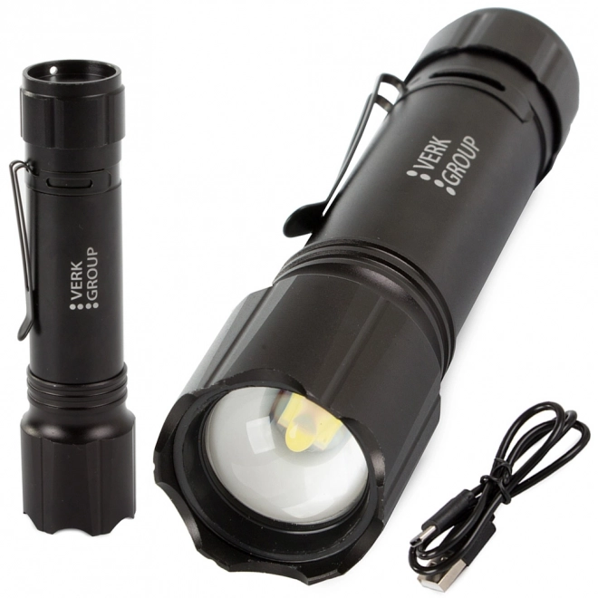 Tactische militaire zaklamp met zoom