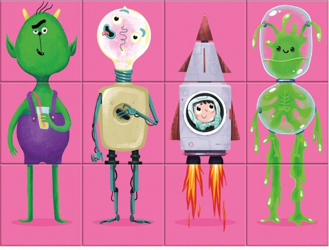 Creatieve blokjes - monstertjes