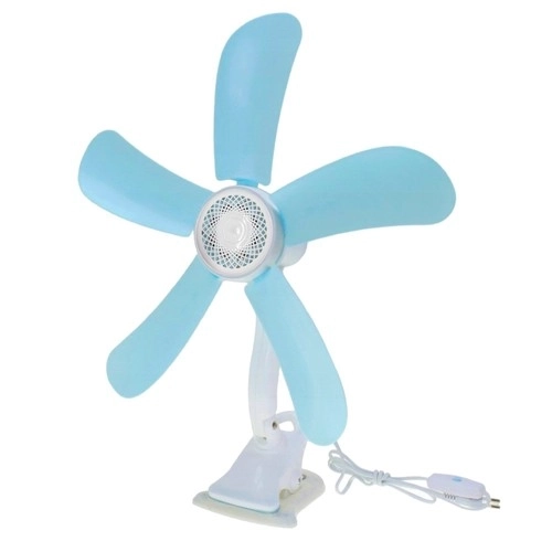 Klemventilator met vijf bladen