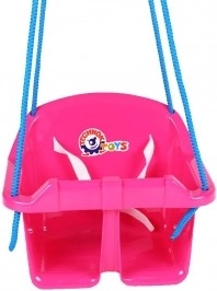 Baby kunststof kinderswing – Roze