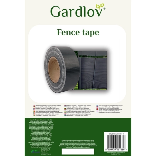 Tuinlint 4,75 cmx35 m 450 g antraciet 23910