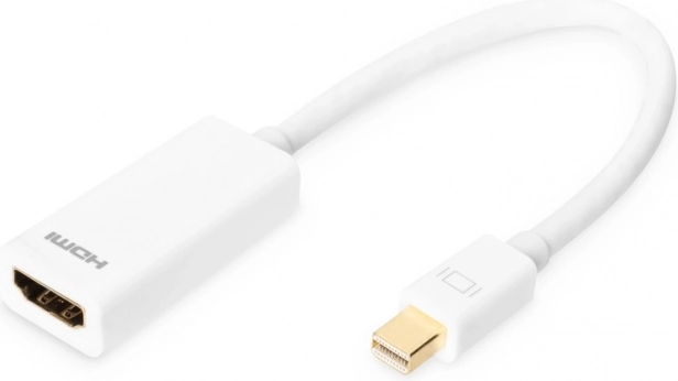 Adapter mini DisplayPort naar HDMI FHD wit 0,15 m