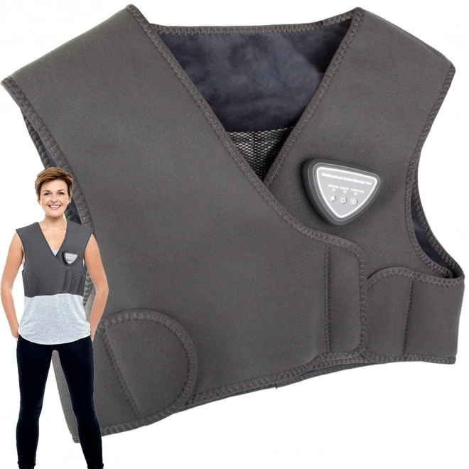 Draadloze verwarmings- en massagevest