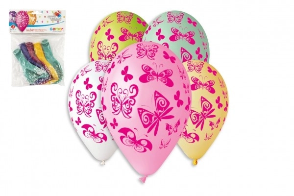 Opblaasbare ballonnen vlinders - 5 stuks