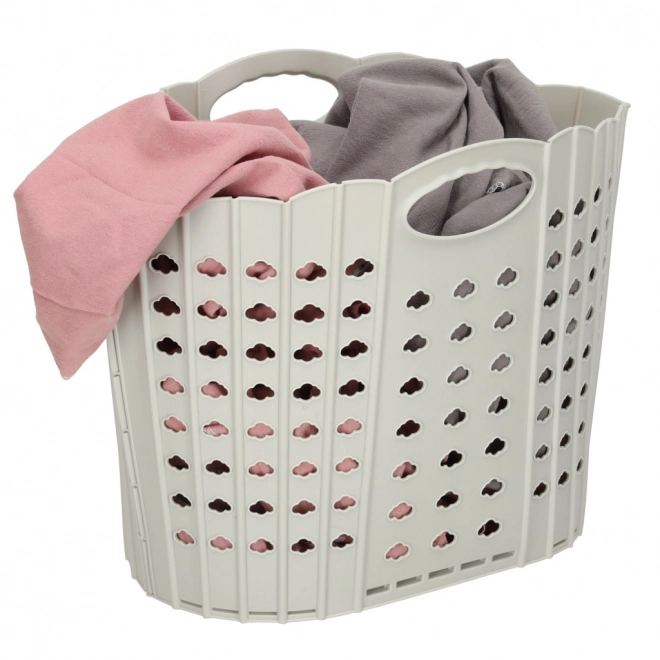 Opvouwbare wasmand badkamerorganizer grijs
