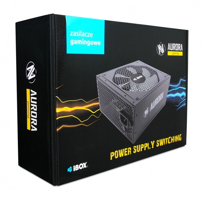 Gaming-voeding Aurora 500W met 14 cm ventilator