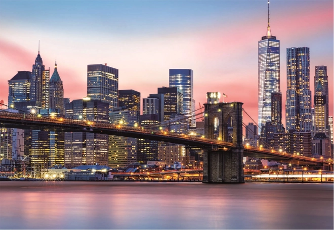 Lichtgevende Educa-puzzel Brooklyn Bridge New York 1000 stukjes