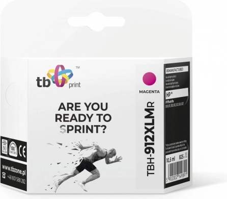 Purper inkt voor HP OfficeJet Pro 8025, compatibele vervanging 912XL