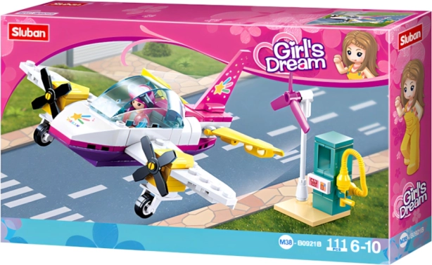 Sluban Girls Dream M38-B0921B Privé vliegtuig