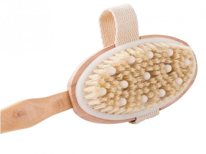 Houten massageborstel voor het lichaam