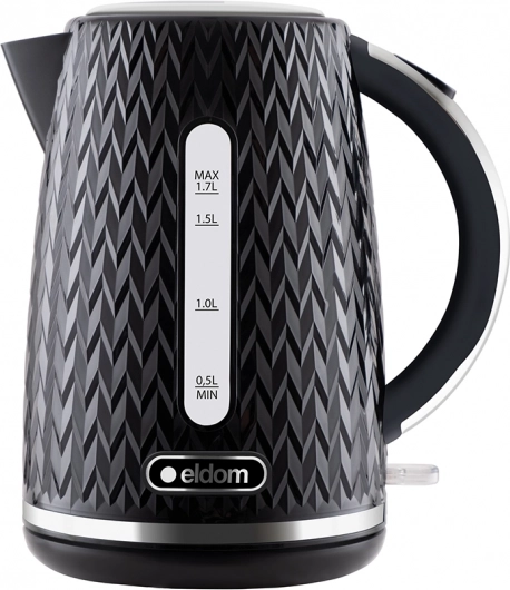 Draadloze waterkoker ELDOM C260 Nelo, zwart 1,7 l