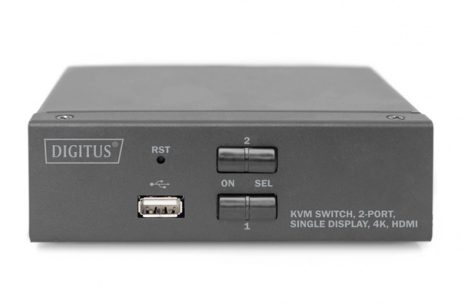 HDMI KVM 2-ports schakelaar met 4K resolutie