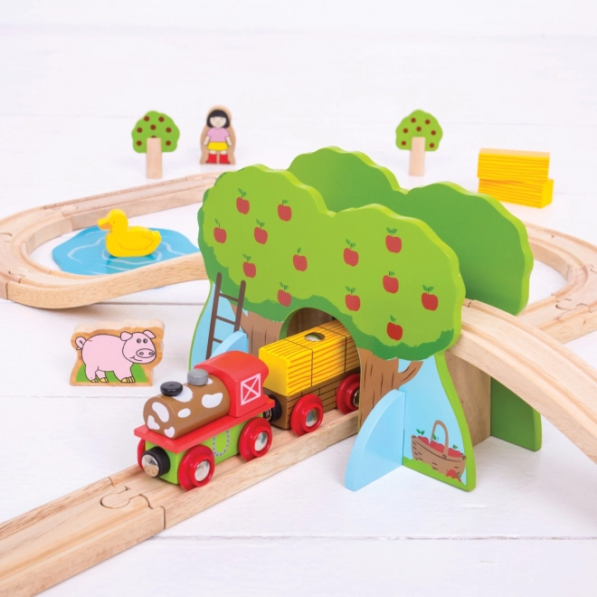 Bigjigs Rail Houten Treinset Boerderij