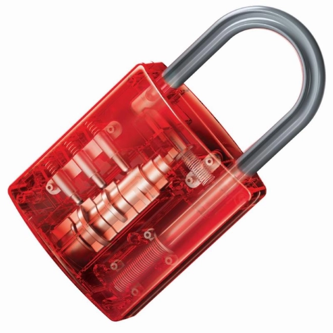 KidzLabs Grote Transparante Hangslot