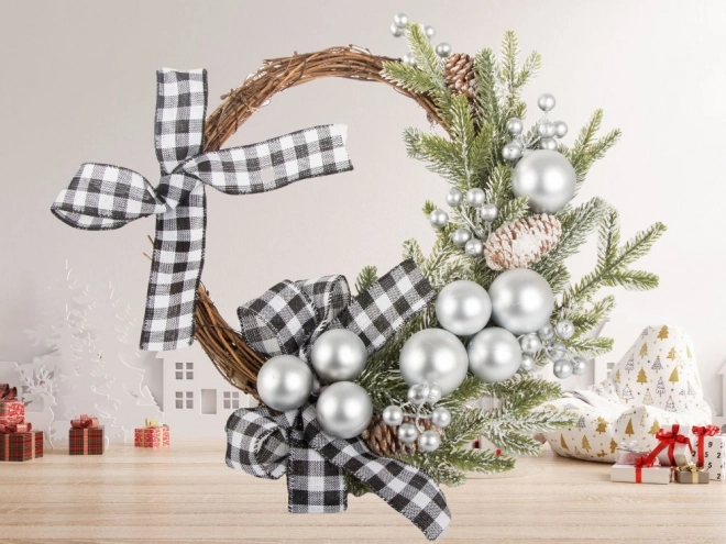 Kerstdecoratieve krans voor deur en muur