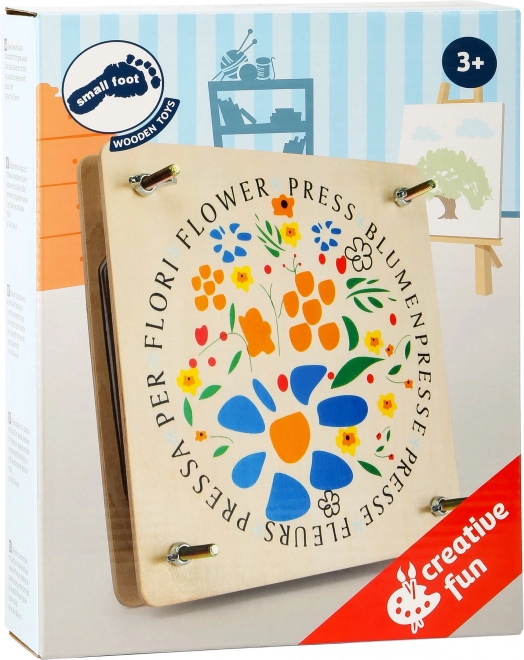 Kleine Voet Houten Bloemenpers