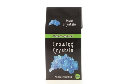 Mini chemische set groeiende kristallen - blauw