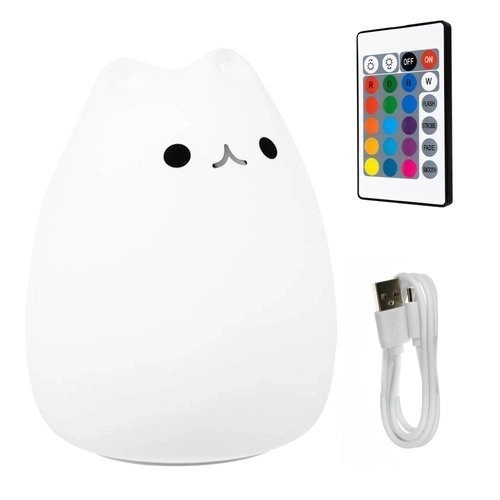 LED nacht lampje - kitten