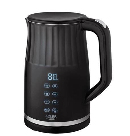 Waterkoker met LED 1,7l en temperatuurregeling