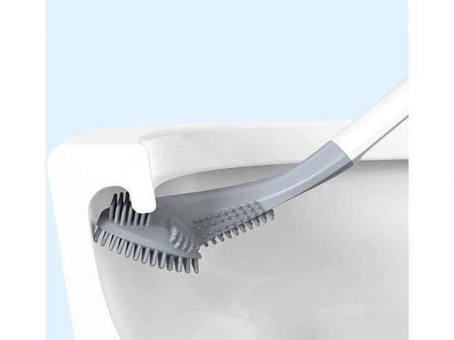 Siliconen WC borstel met hygiënische haak