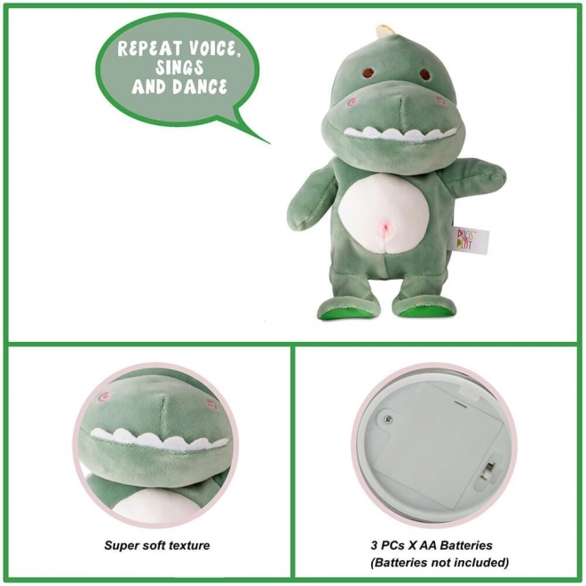 Interactieve dinosaurus Max groen