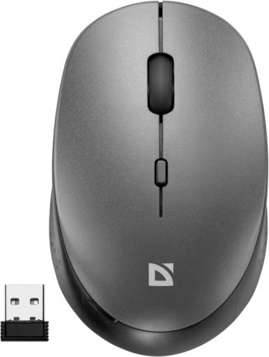 Draadloze stille muis Defender Auris MB-027 – Grijs