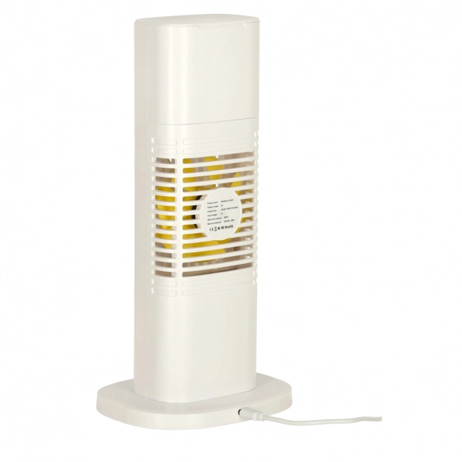 Draagbare witte ventilator en airconditioner met bevochtiger