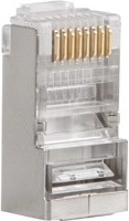 Afschermde RJ45-connector 8P8C cat.5E voor LAN-kabels (100 stuks)