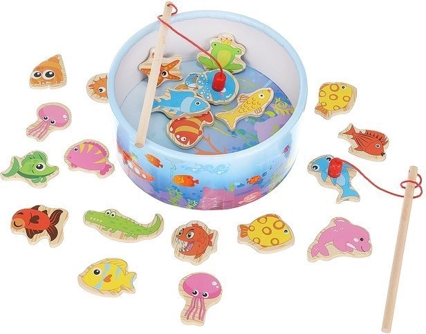 Kleurrijk vijvertje vol magnetische visjes