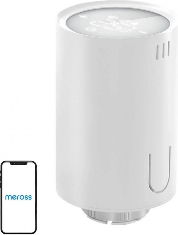 Slimme thermostaatknop Meross met Apple HomeKit