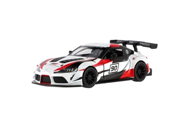 Auto Kinsmart Toyota GR Supra Racing metaal 13 cm