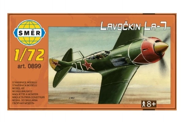 Model Lavotsjkin La-7 1:72 13,6x11,9cm in doos 25x14,5cm
