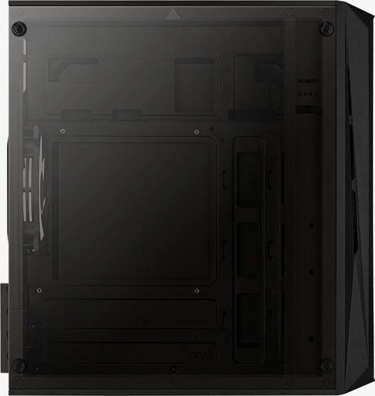 Zwarte Mini Tower kast ARGB USB 3.0