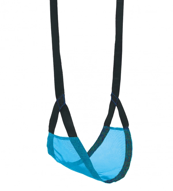 Bino hangende kinderschommel blauw