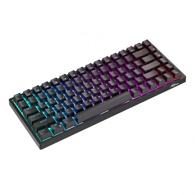 Draadloos mechanisch toetsenbord Royal Kludge RK84 met RGB-achtergrondverlichting en rode schakelaars