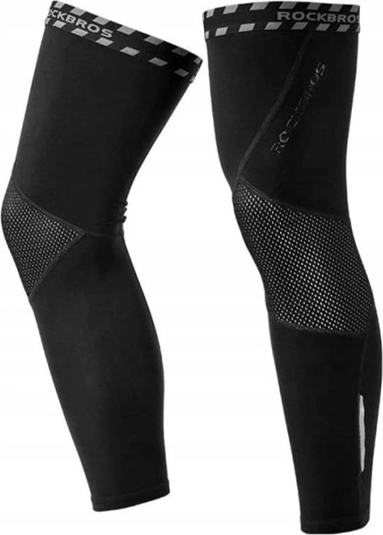 Gevoerde fietsleggings Rockbros – zwart