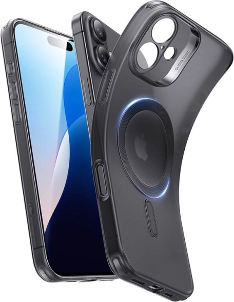 ESR Zero Clear HaloLock hoesje voor iPhone 16 Plus, zwart