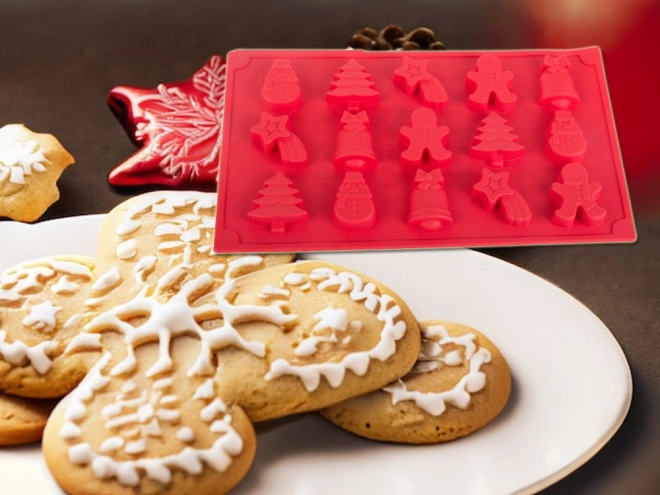 Kerstvormen voor peperkoek set van 6 stuks
